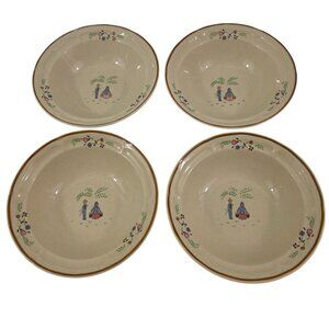 Newcor Our Country Coupe Soup Salad Cereal Bowls – Set of 4